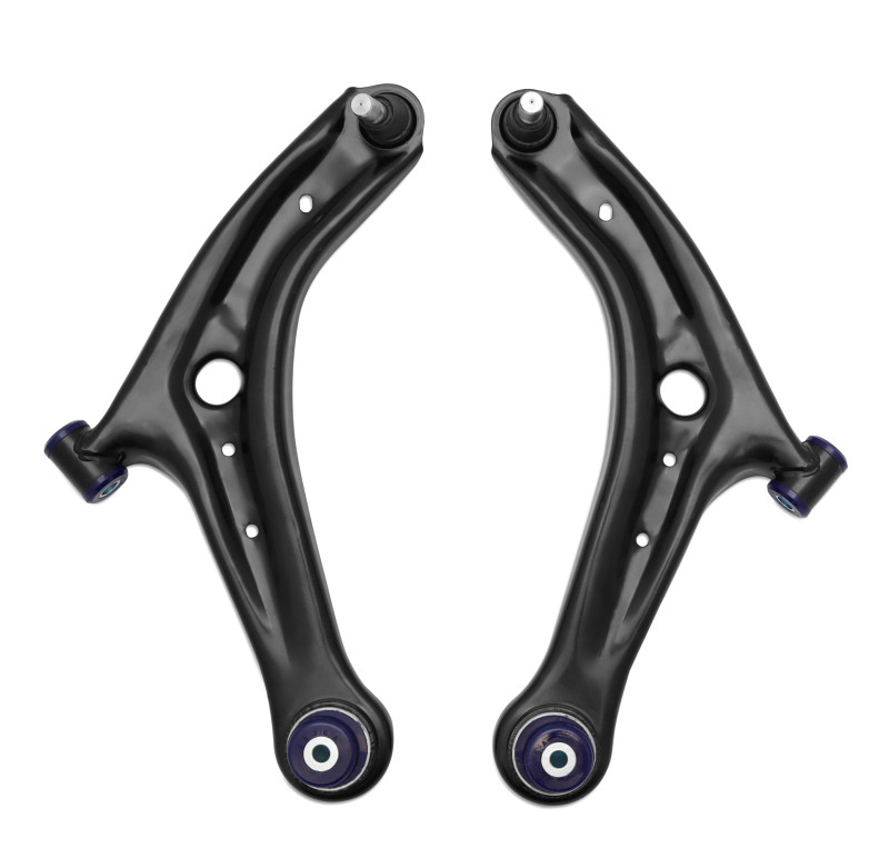 SuperPro Performance Lower Control Arm Set (+Caster) for 13-17 Ford Fiesta