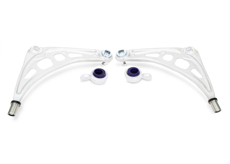 SuperPro Front Alloy Lower Control Arm Set (+Caster) for 2000 BMW 323Ci Base