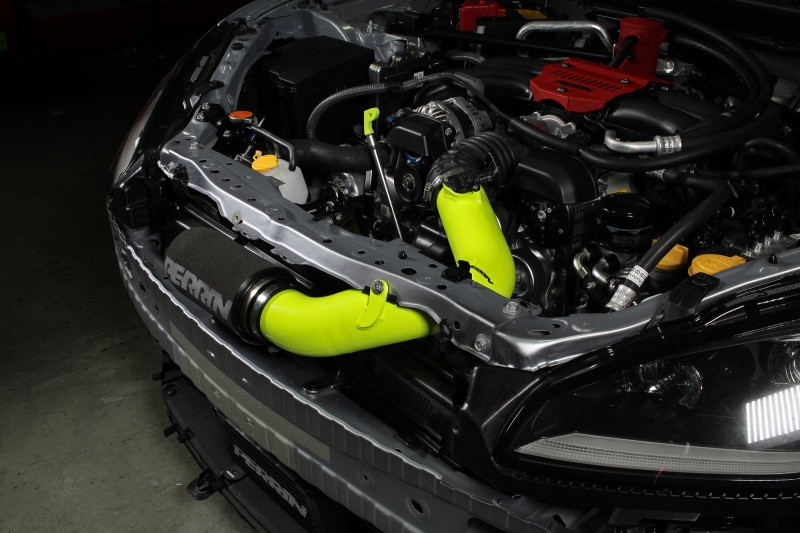 Perrin Cold Air Intake - Neon Yellow for 22-23 Subaru BRZ/GR86