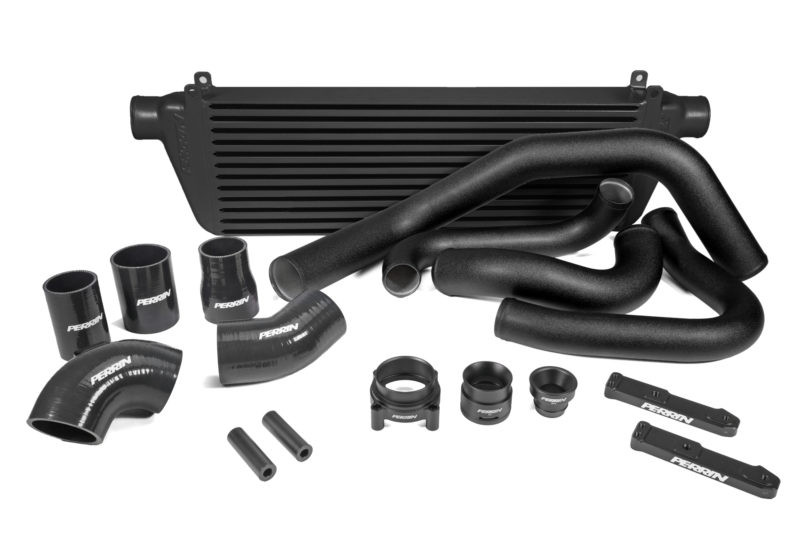 Perrin Front Mount Intercooler Kit (Black Tubes & Black Core) for 22-23 WRX