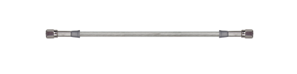 Goodridge 30in Universal Brake Line Assembly w/SS Fittings & Clear Hose