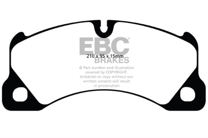 EBC  Redstuff Front Brake Pads for 10+ VW  Touareg 3.0 Supercharged Hybrid