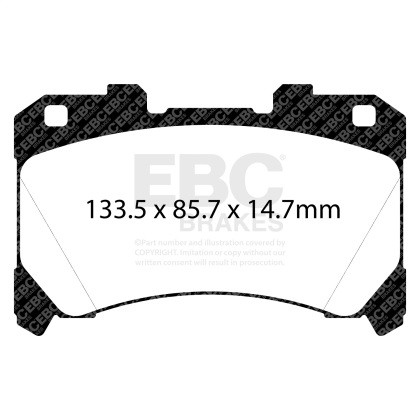 EBC  Bluestuff Front Brake Pads for 2023+ Toyota GR Corolla