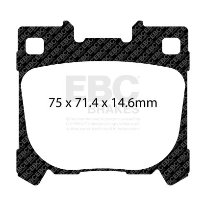 EBC  Bluestuff Rear Brake Pads for 2022+ Toyota GR Yaris