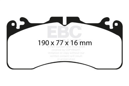 EBC Bluestuff Front Brake Pads for 2016+ Lexus GS-F