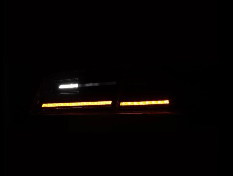 AlphaRex LUXX-Series LED Tail Lights - Black for 12-21 Tesla Model S