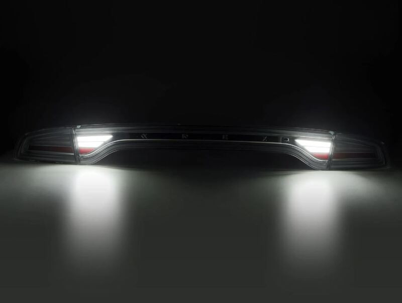 AlphaRex  NOVA-Series Prismatic LED Tail Lights Black for 15-23 Dodge Charger