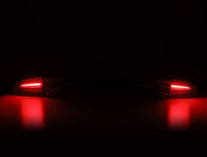 AlphaRex  NOVA-Series Prismatic LED Tail Lights Black for 15-23 Dodge Charger