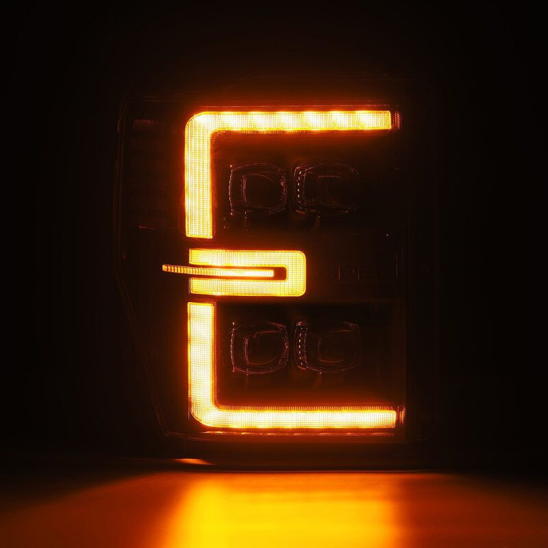 AlphaRex  NOVA-Series LED Projector Headlights Black for 08-10 Ford F250-550