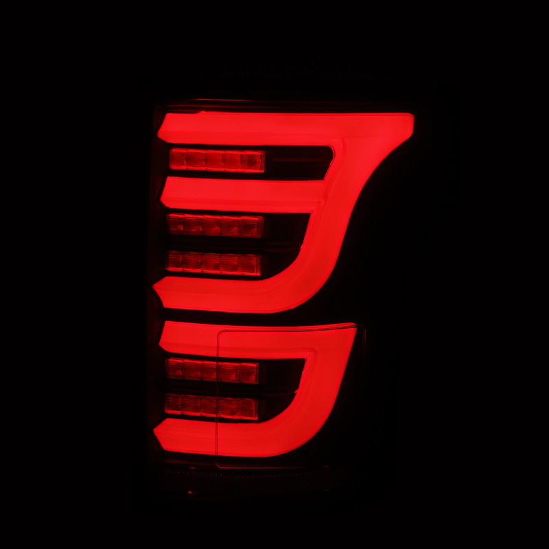 AlphaRex Luxx-Series LED Tail Lights Alpha-Black for 15-20 Ford F150