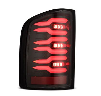 AlphaRex LUXX-Series LED Tail Lights Alpha-Black for 07-13 Silverado 1500