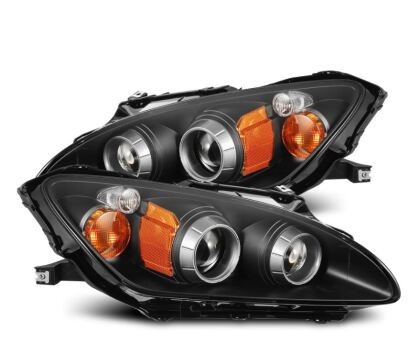 AlphaRex LUXX-Series Projector LED Headlights - Black for 99-09 Honda S2000