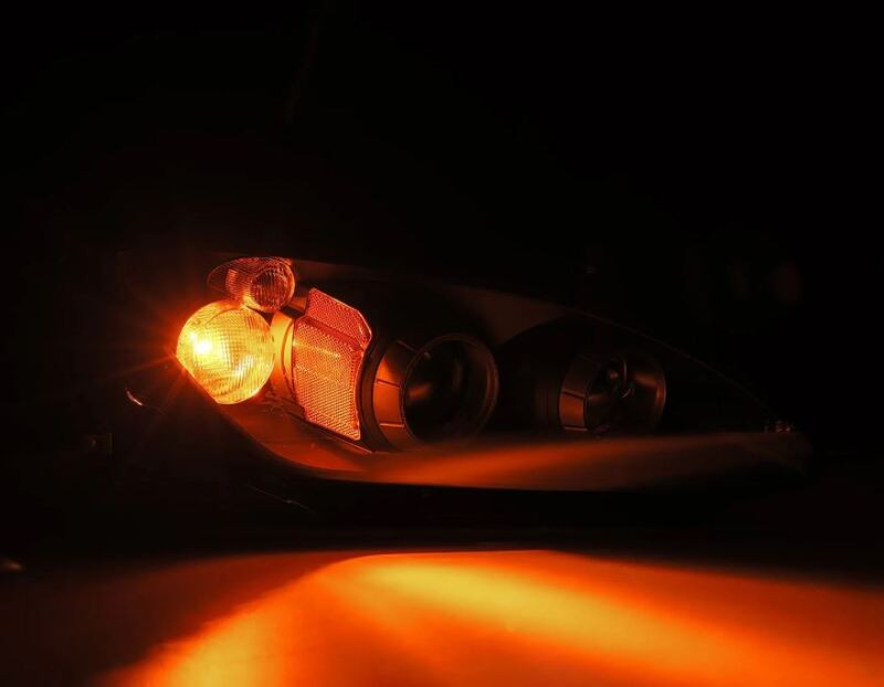 AlphaRex LUXX-Series Projector LED Headlights - Black for 99-09 Honda S2000