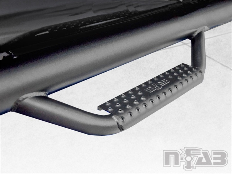 N-Fab Nerf Step Bar Tex. Black - W2W - 3" for 01-04 Tacoma Double Cab 5ft Bed