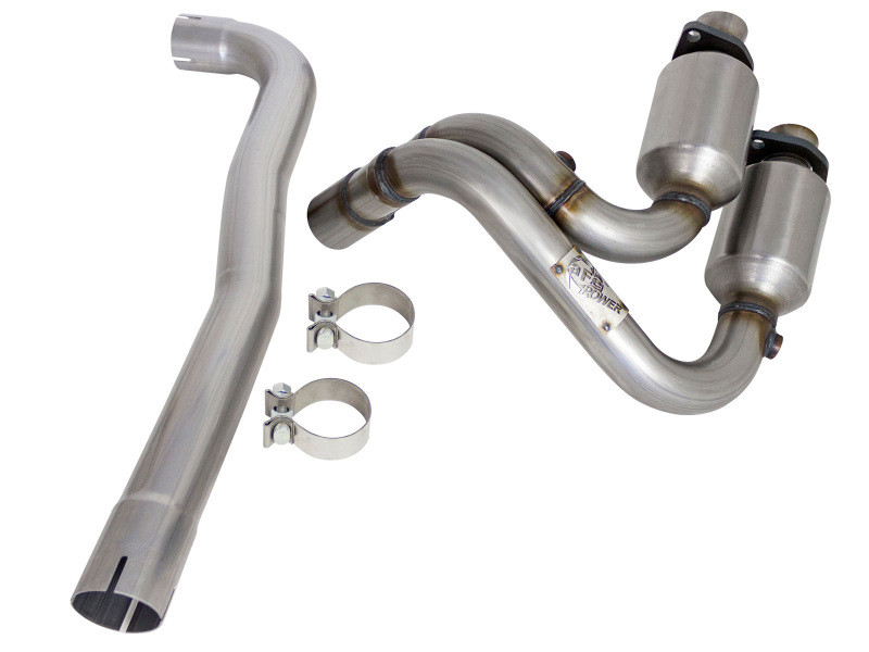 aFe Power Catalytic Converter Replacements; Front for 04-06 Wrangler 4.0L