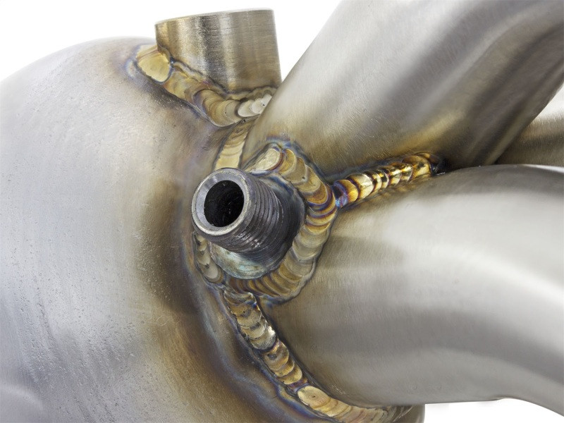 aFe Power Twisted Steel Long Tube Street Header for 01-06 BMW M3 E46