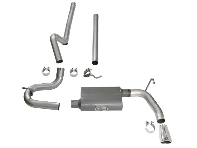 aFe Power Scorpion 2-1/2" Exhaust for 07-18 Wrangler 3.8L 3.6L 4Dr