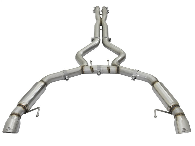 aFe Power MACH Force-Xp 3" Exhaust w/ Polished Tips for 15-18 Mustang GT / V6