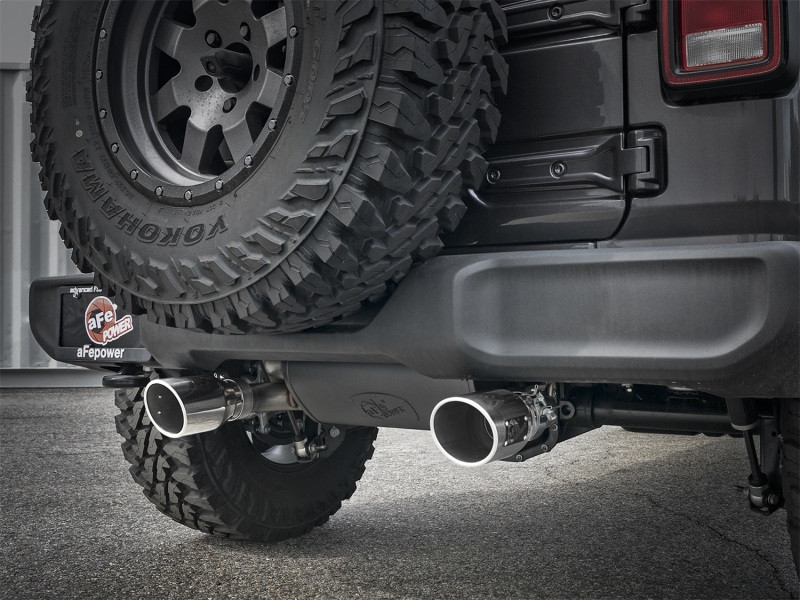 aFe Power Rebel Series 2-1/2" Catback Exhaust for 18-19 Wrangler JL 3.6 4Dr