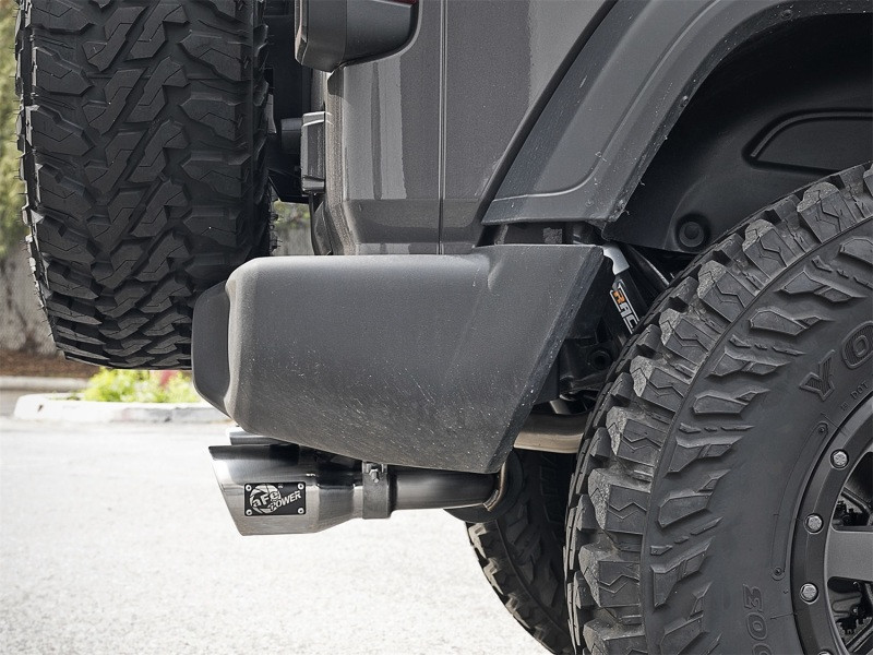 aFe Power Rebel Series 2-1/2" Catback Exhaust for 18-19 Wrangler JL 3.6 4Dr