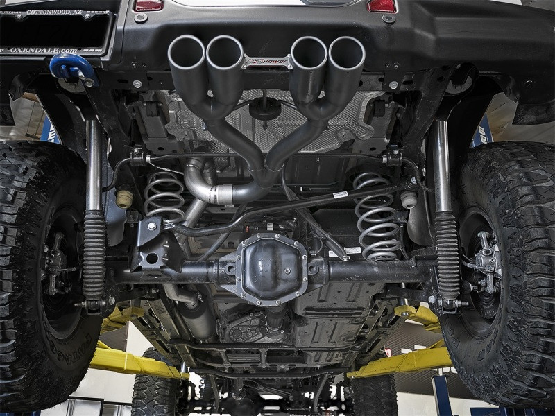 aFe Power Rebel Series 2-1/2" Catback Exhaust for 18-19 Wrangler JL V6 4Dr