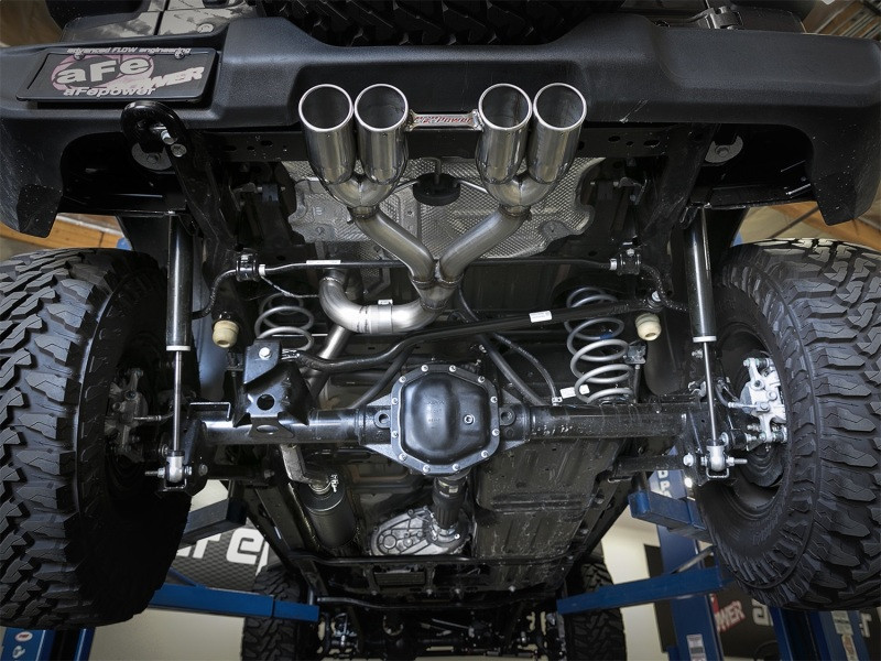 aFe Power Rebel Series 2-1/2" Exhaust for 18-19 Wrangler JL 3.6L V6 4Dr
