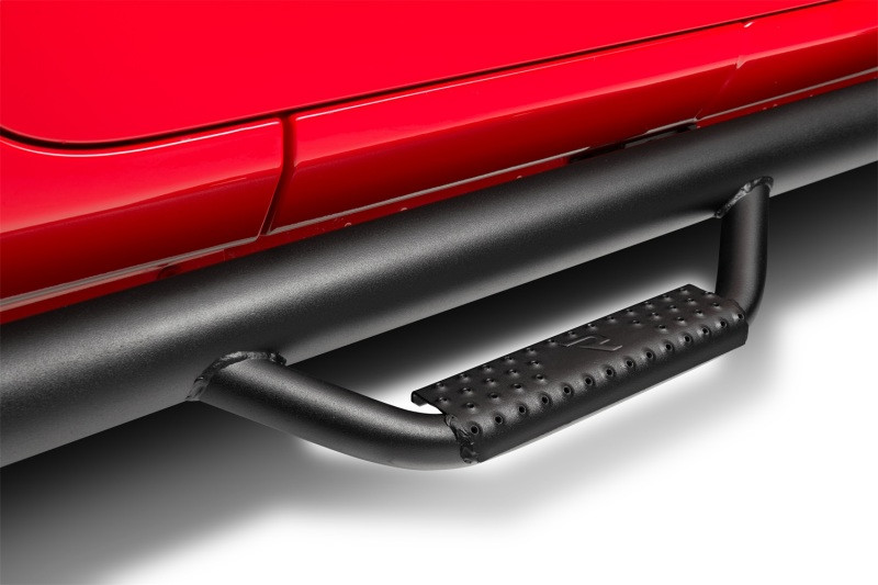 N-Fab Nerf Step Bar Tex. Black - W2W - 3" for 2018 Jeep Wrangler JL 2 Door