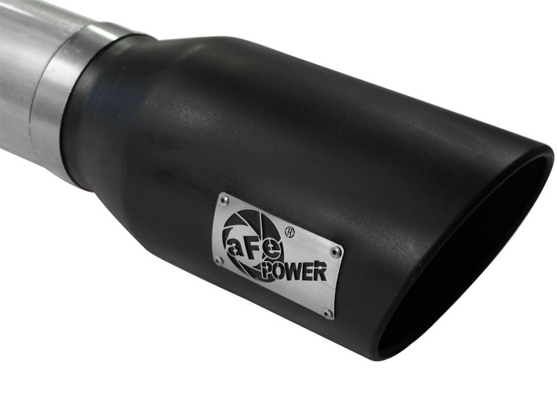aFe Power Large Bore-HD 5" DPF-Back Exhaust for 08-10 Ford Diesel 6.4L