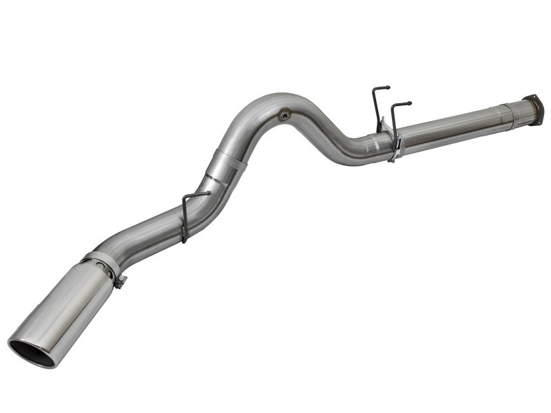 aFe Power Large Bore-HD 5" DPF-Back Exhaust for 17-19 Ford Diesel 6.7L