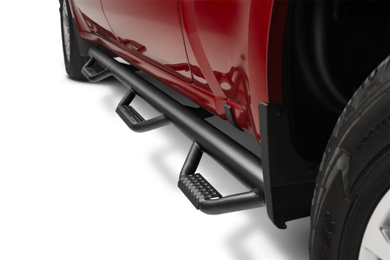 N-Fab Nerf Step Bar Tex. Black - Bed Access - 3" for 02-08 Ram 1500 Quad 6.4ft