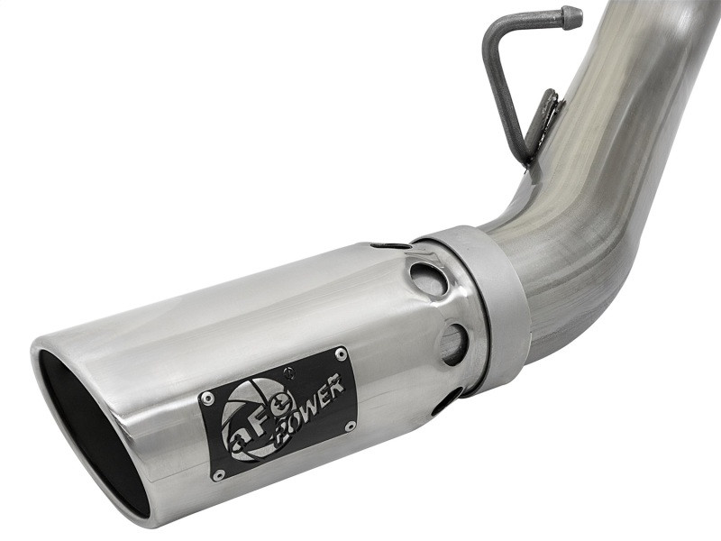 aFe Power Large Bore-HD 4" DPF-Back Exhaust for 17-19 GM Diesel 6.6L V8