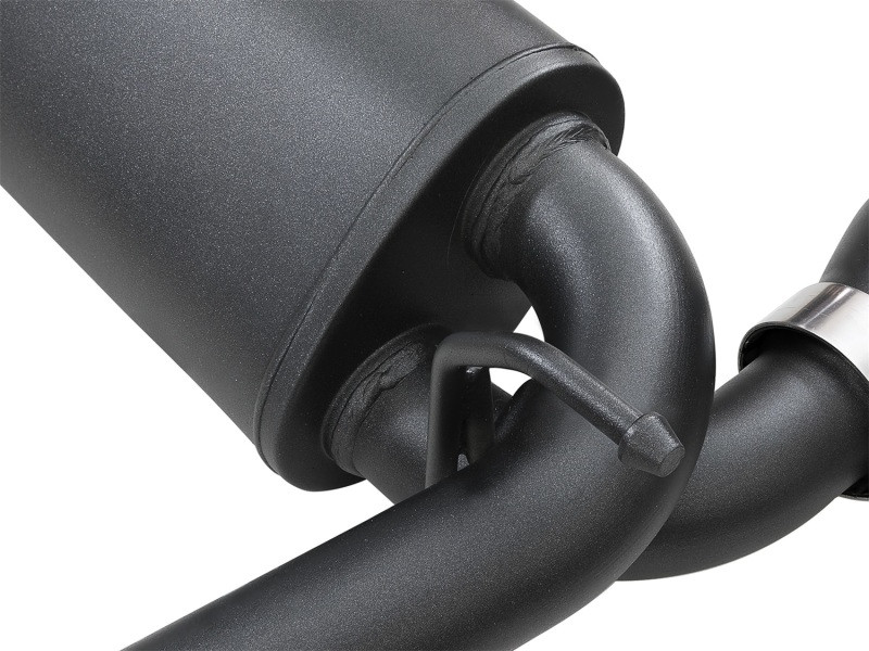 aFe Power Rebel Series 2-1/2" Axle-Back Exhaust for 18-19 Wrangler JL 3.6L
