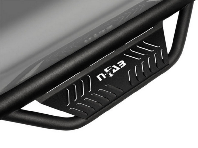 N-Fab Podium LG Step Bar Tex Black Bed Access 3" for 10-18 Ram 2500 Crew Cab