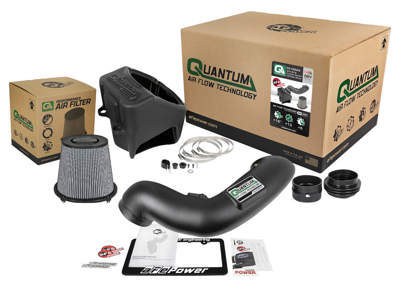 aFe Quantum Pro DRY S Cold Air Intake for 17-18 Ford PowerStroke V8 6.7L (td)