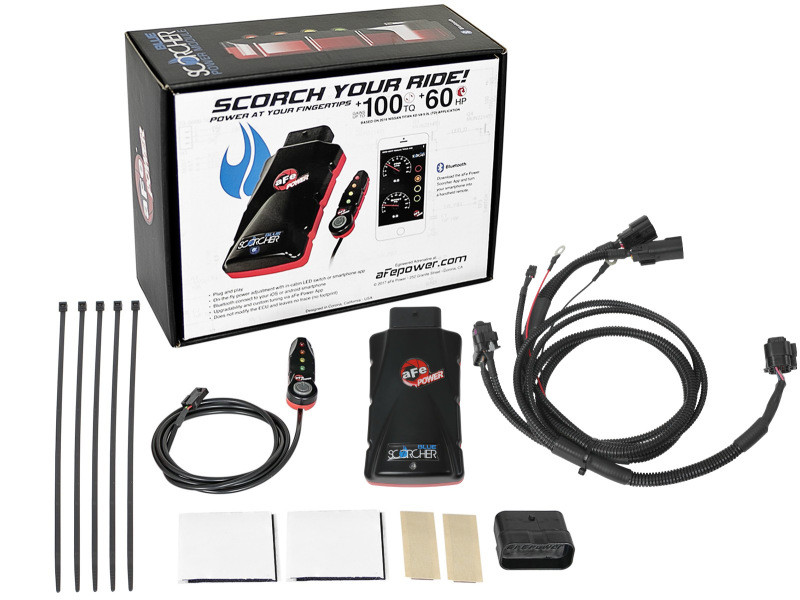 aFe Power  SCORCHER BLUE Bluetooth Power Module for 17-19 GM Diesel 6.6L