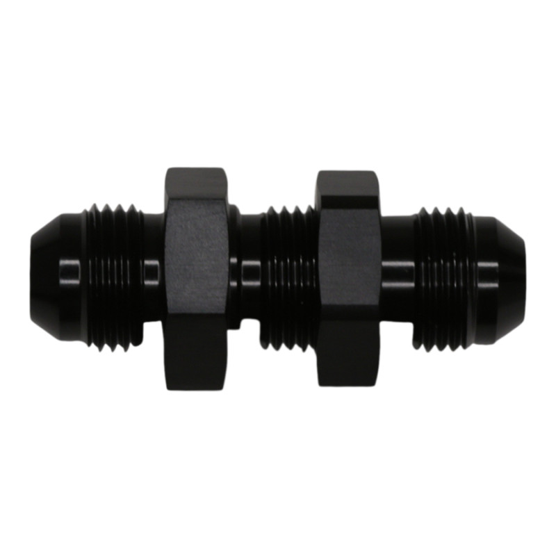 DeatschWerks 8AN Male Flare to 8AN Male Flare Bulkhead Adapter (Incl Nut)
