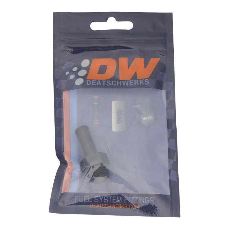 DeatschWerks 6AN ORB Male to 3/8in Male Barb Fitting (Incl O-Ring)