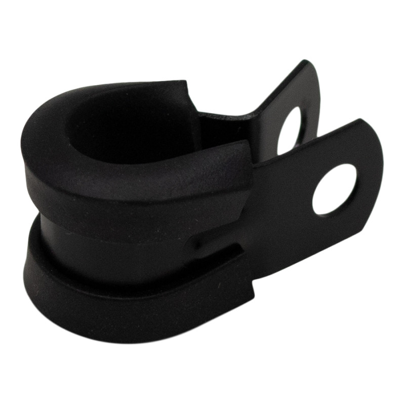 DeatschWerks Rubber Cushioned P-Clamp for 6AN Hose - 9.5mm Clamp Id