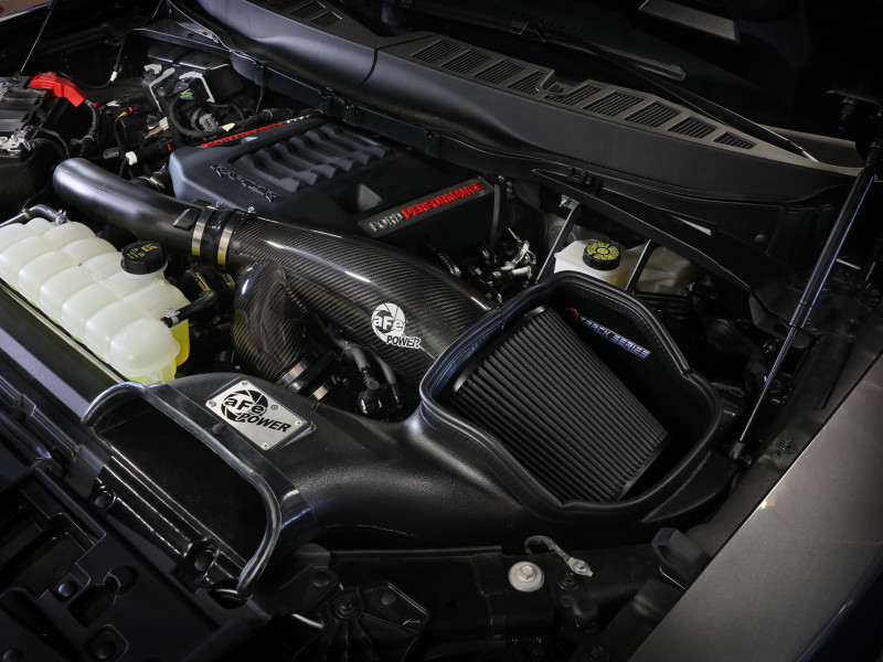 aFe Carbon Fiber Cold Air Intake w/ Black Pro 5R Filter for 21-24 F150 Raptor