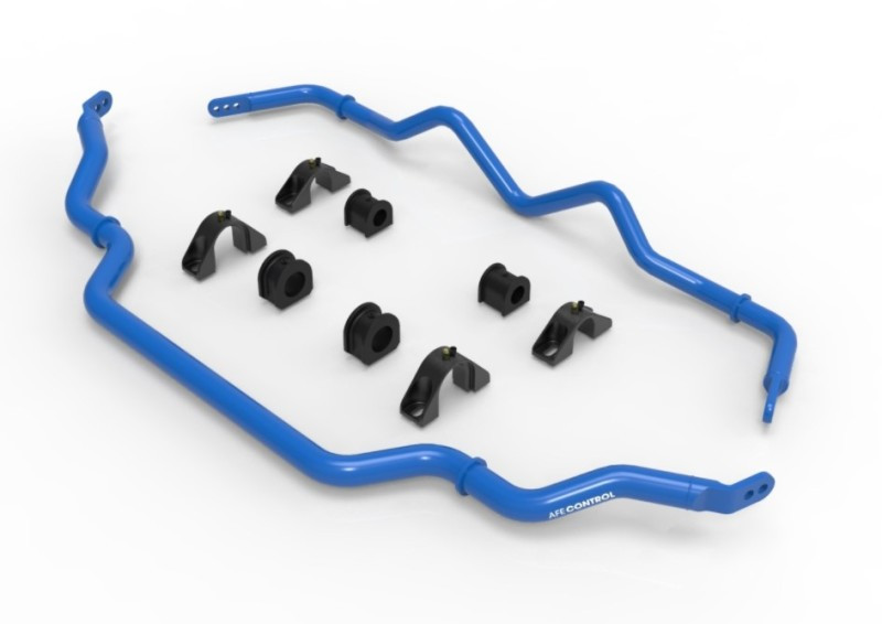 aFe  Front and Rear Sway Bar Set Blue for 16-21 Infiniti Q50/Q60 3.0L (tt)