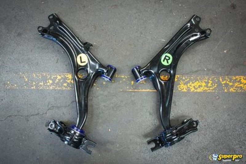 SuperPro Front Lower Control Arm Set w/ Bushings for 2016 Honda Civic EX