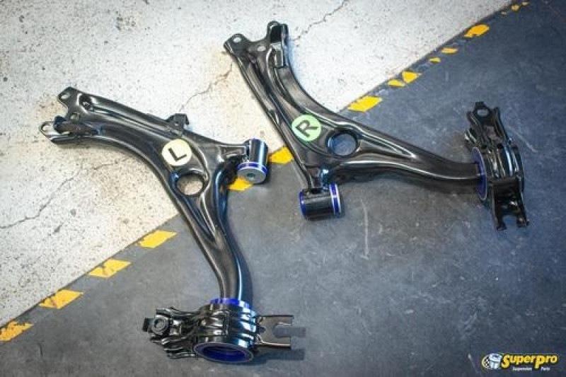 SuperPro Front Lower Control Arm Set w/ Bushings for 2016 Honda Civic EX