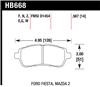 Hawk  DTC-60 Front Race Brake Pads for 11-12 Fiesta S/SE/SEL / 11-12 Mazda 2