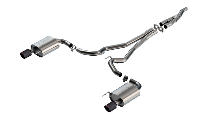 Borla  S-TYPE CFBA Catback Exhaust for 2024 Mustang 2.3L Ecoboost