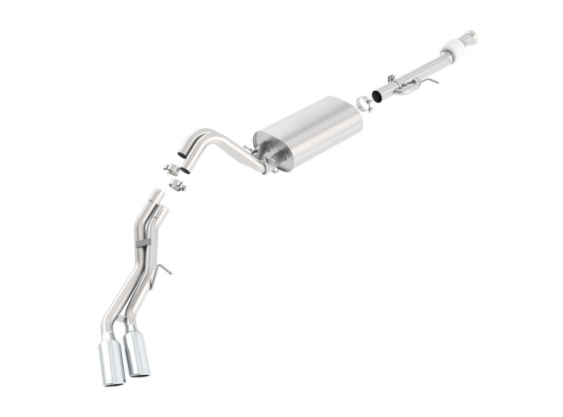 Borla Dual Round Rolled Side Exit Catback Exhaust for 15-16 Escalade ESV 6.2L