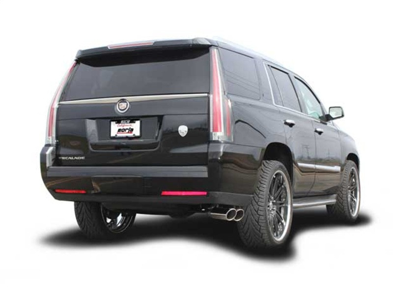 Borla Dual Round Rolled Side Exit Catback Exhaust for 15-16 Escalade ESV 6.2L