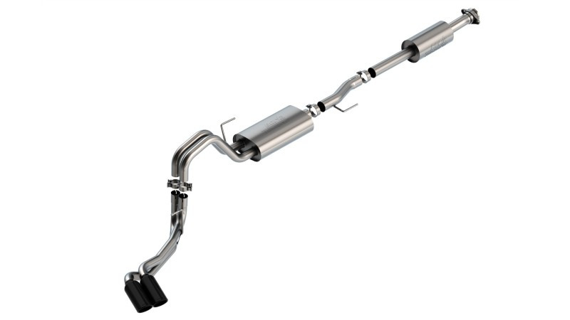Borla 3/2.25 DSE Cat-Back Touring Black Tips Exhaust for 2021 F-150 5.0L CC SB