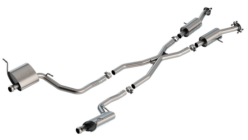 Borla 2.25" S-Type Cat-back Exhaust for 14-20 Grand Cherokee 3.6L V6 2/4WD