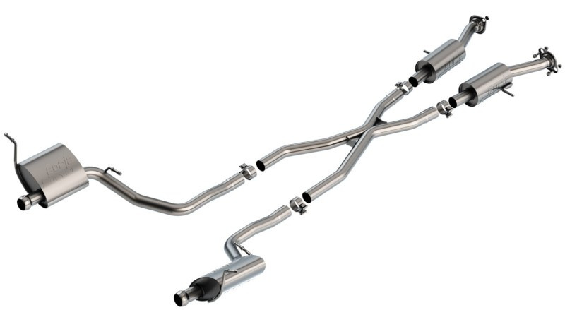 Borla 2.25" S-Type Cat-back Exhaust for 14-20 Grand Cherokee 3.6L V6 2/4WD