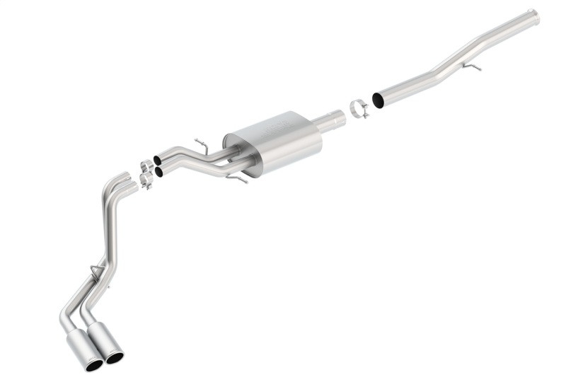 Borla S-Type Dual Rolled Side Exit Exhaust for 14 Silverado 1500 EC